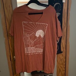 Maurices Rust Graphic Short Sleeve Tee